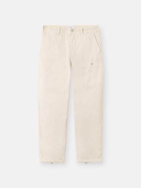Stone Island Stone Island Cotton Cargo Pants White Men