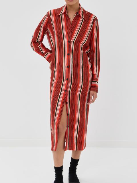 Proenza Schouler Printed Silk Habotai Amira Dress