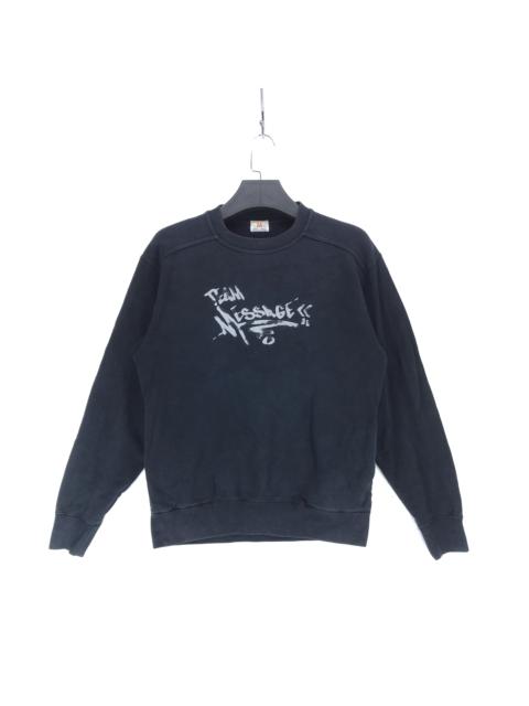 Other Designers Japanese Brand - Team Message Sports Wear Made in Japan Sweatshirt #2118-82