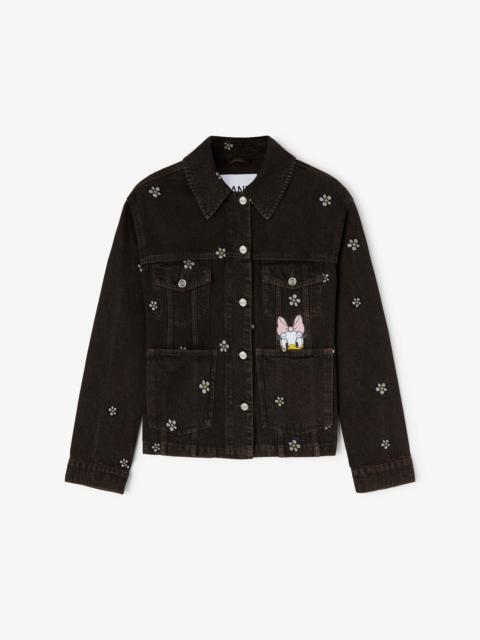 GANNI DAISY DUCK DENIM OVERSIZED JACKET