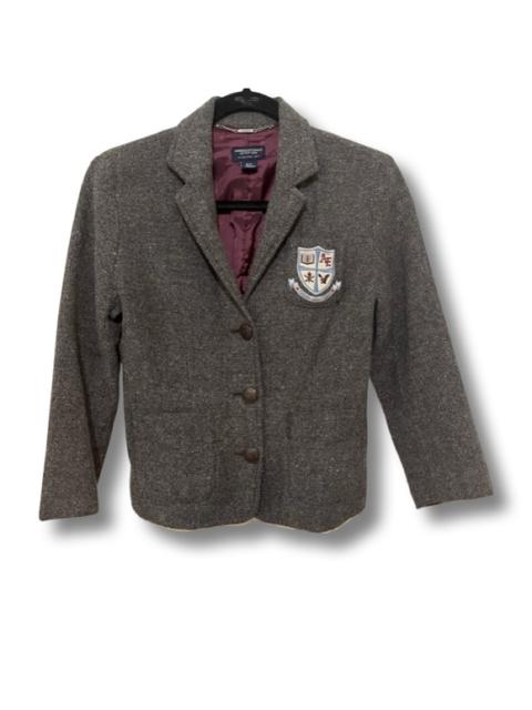 Other Designers American Eagle Outfitters - Y2K American Eagle Outfitter Grey Tweed Blazer- 2006