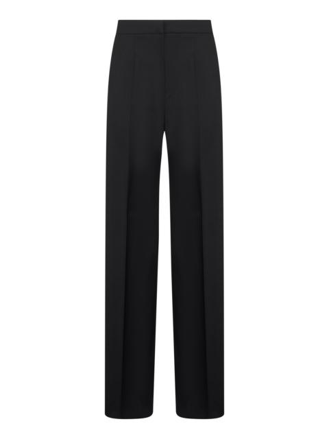 Max Mara Max Mara Women Black Light Wool Fernet Straight Trousers