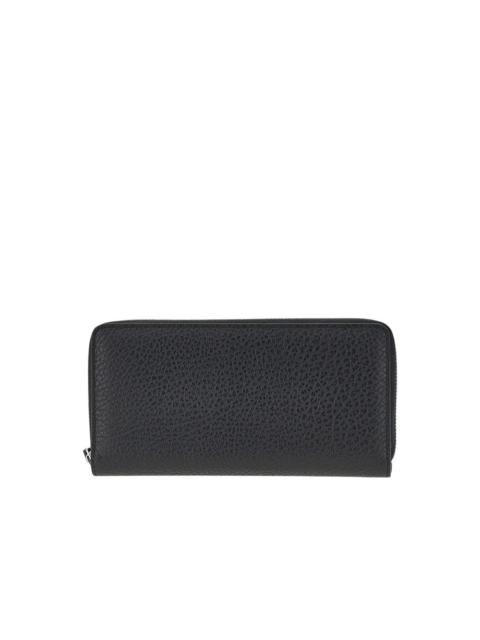 Maison Margiela Maison Margiela Women Grained Leather Zip-Around Wallet