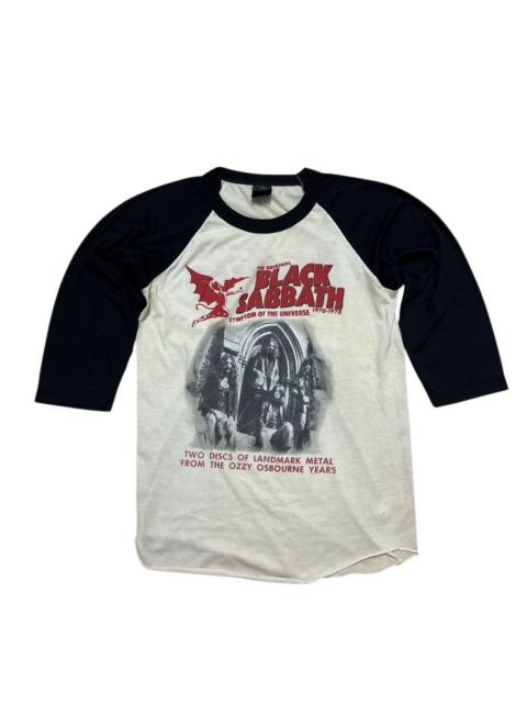 Other Designers Band Tees - 1980s BLACK SABBATH SYMPTOM OF THE UNIVERSE RAGLAN SHIRT