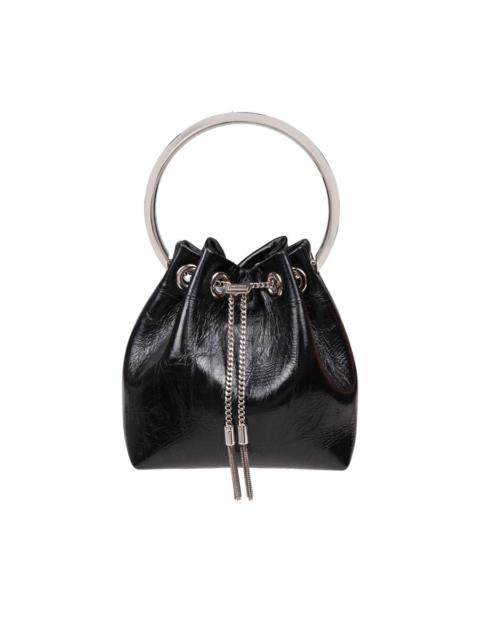 JIMMY CHOO Jimmy Choo Bon Bon Tzz Patent Leather Bag Color Black