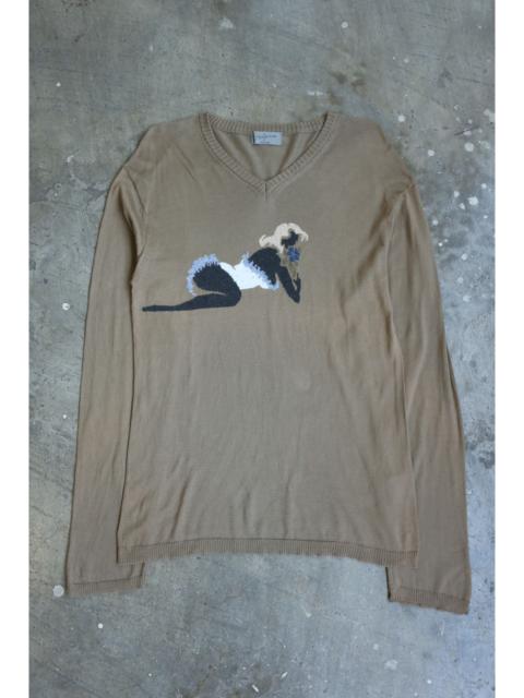 Yohji Yamamoto Yohji Yamamoto - S/S 05 - Lady V-Neck Knit Sweater