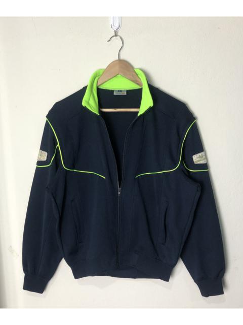 Other Designers Archival Clothing - VINTAGE 90s KAPPA SPORT SWEATER FULL ZIP WITH LOGO