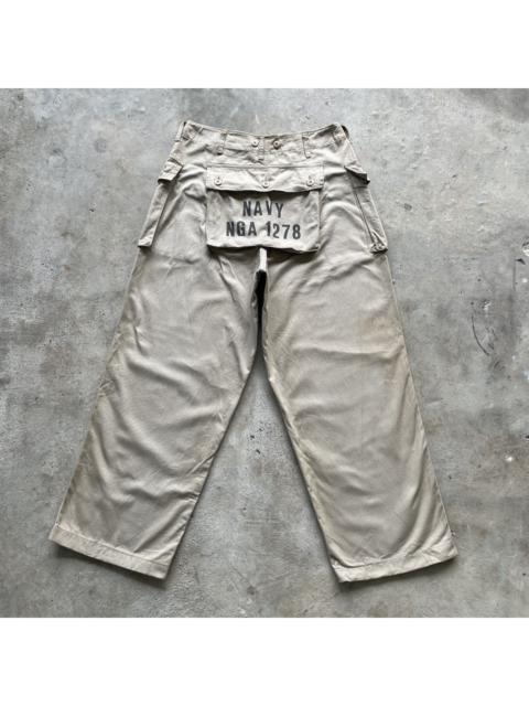 Other Designers THRASHED💥 Vintage Navy NGA 1278 Monkey Trousers Pants RARE