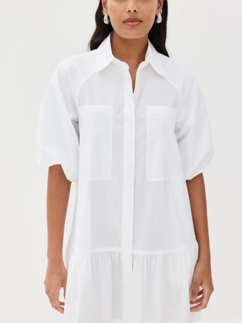 SIMKHAI Crissy Cotton Poplin Dress
