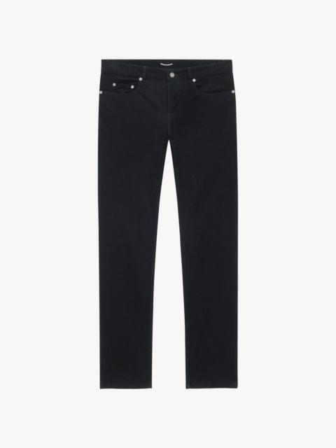 SAINT LAURENT LOW-RISE PANTS IN CORDUROY