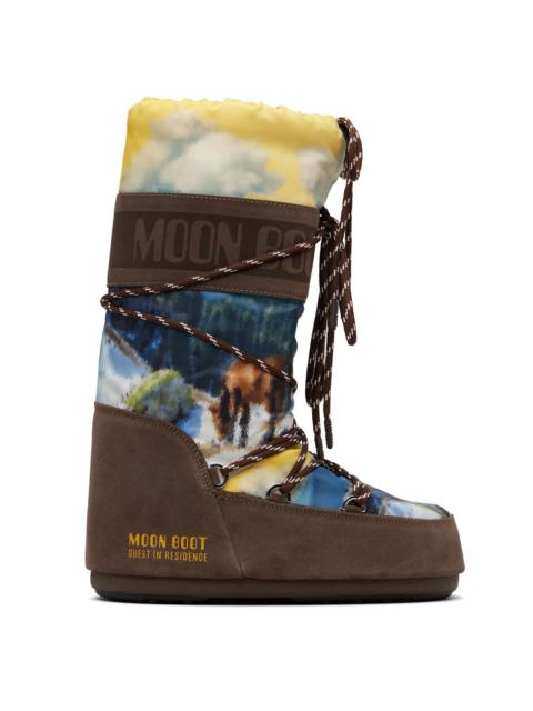 GUEST IN RESIDENCE Brown Moon Boot Edition Icon Postcard Boots