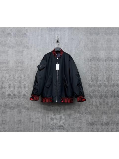 Prada Prada Bomber Triangle Bag Logo Jacket