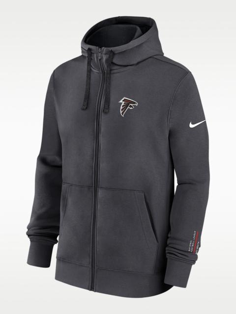 Nike Atlanta Falcons Playbook Page Club Men's Nike NFL Full-Zip Hoodie