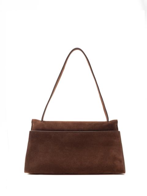 Elleme Long Papillon Suede Brownie