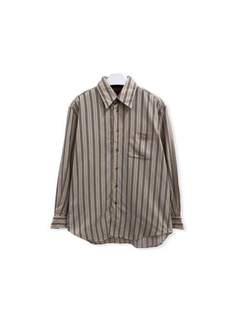 Other Designers Vintage - Vintage Bellumore Striped Design Flannel Shirt 👕