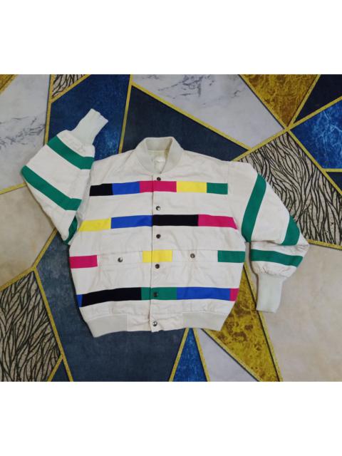 Other Designers Rare Vtg Step Over Bomber multicolor Jacket