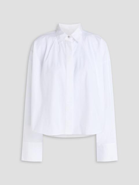 rag & bone Martha cropped cotton-poplin shirt