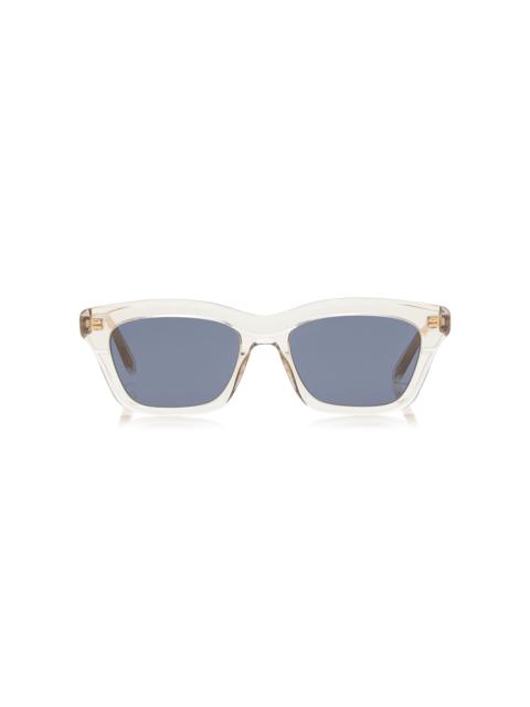 Loewe Square-Frame Acetate Sunglasses ivory