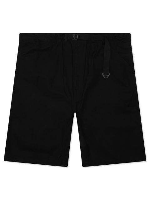 Comme des Garçons Homme ELASTICATED WAIST UTILITY SHORTS - BLACK