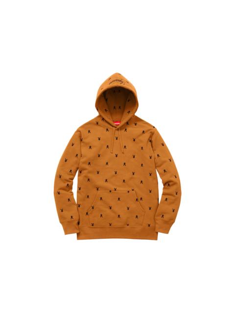 Supreme Supreme Playboy Hooded Sweatshirt Rust