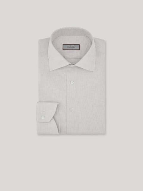 Canali REGULAR-FIT SHIRT IN GREY COTTON