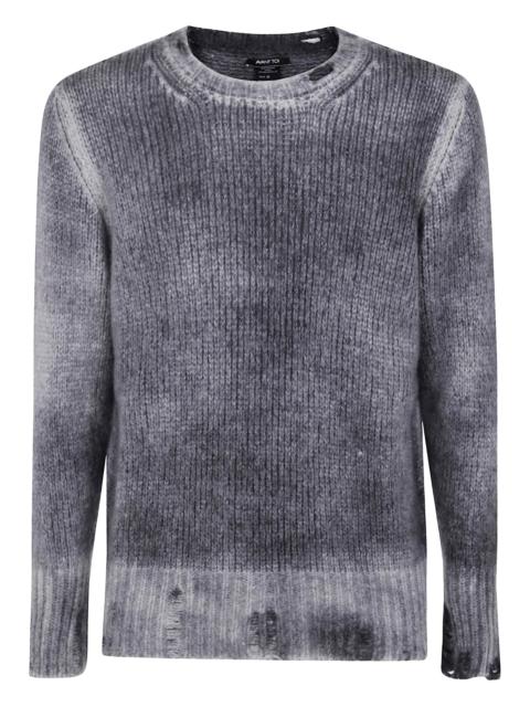 Avant Toi Avant Toi Ribbed Distressed Cashmere Sweater