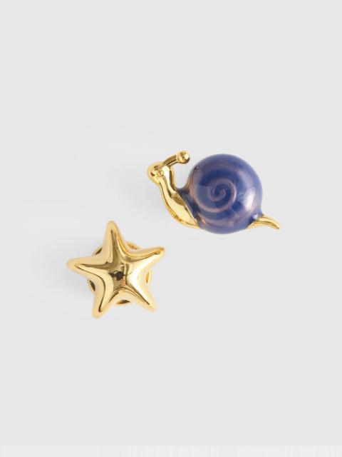 Madewell Snail & Star Screw Pin Set