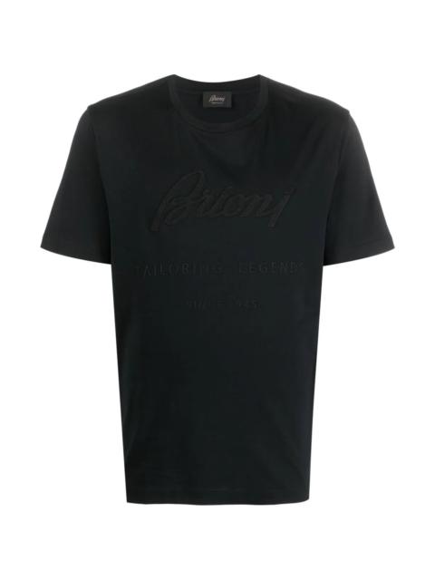 Brioni LOGO-APPLIQUÉ COTTON T-SHIRT