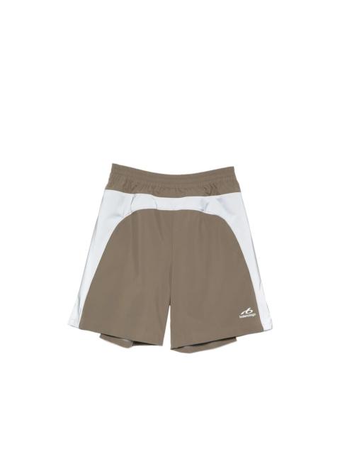 BALENCIAGA Balenciaga Brown Shorts - Track & Running Shorts Men
