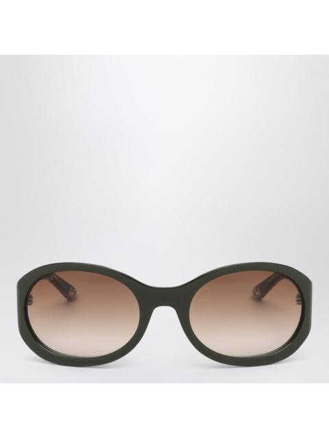 GUCCI Gucci Green Round Sunglasses Women