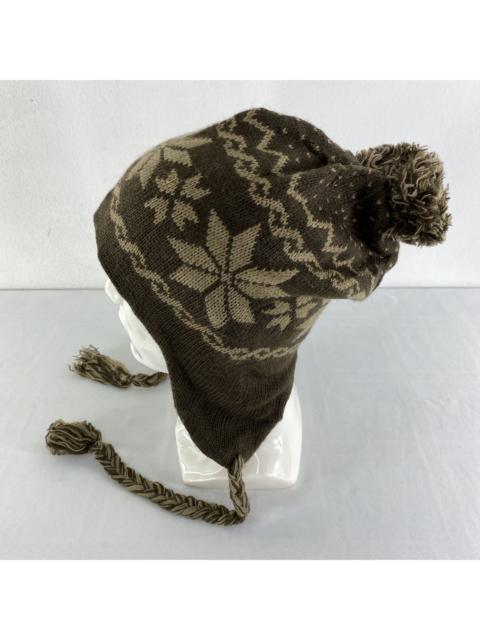 Other Designers Japanese Brand - Art Geometric Snow Cap Hat Beanie -BN510