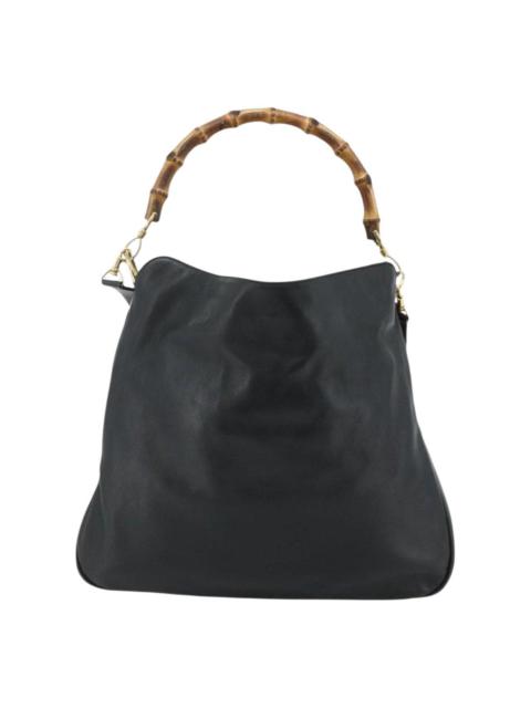 GUCCI Bamboo leather handbag