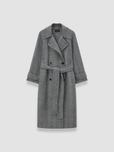 JOSEPH Navarre Linear Double Face Wool Coat