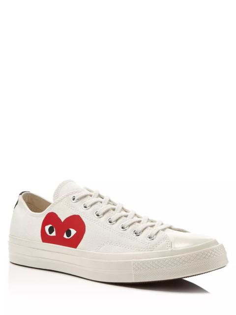 Comme des Garçons PLAY x Converse Unisex Chuck Taylor Lace Up Sneakers
