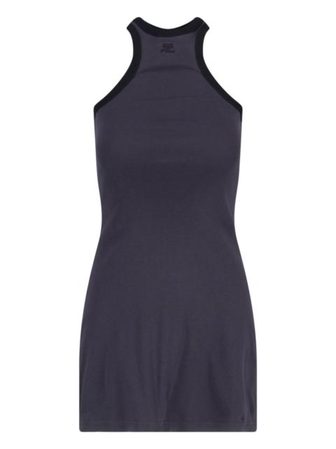courrèges MINI SHEATH DRESS