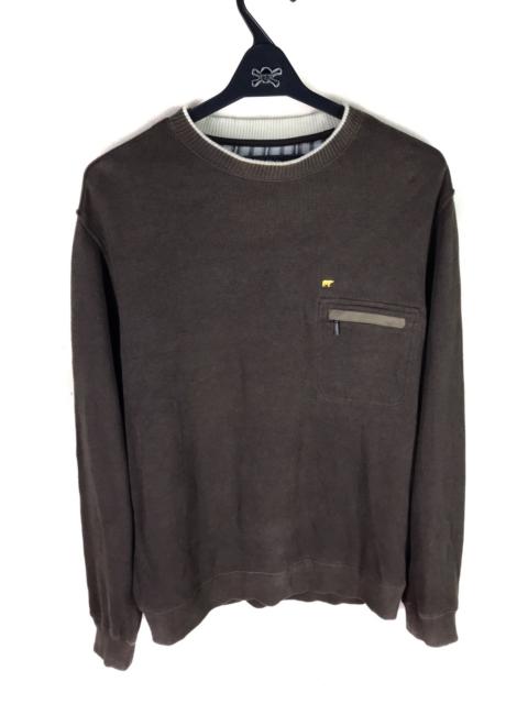 Other Designers Golden Bear - GOLDEN BEAR ZIPPER POCKET PULLOVER CREWNECK SWEATSHIRT