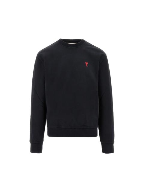 AMI Paris Ami Men Ami De Coeur Embroidery Crewneck Sweatshirt