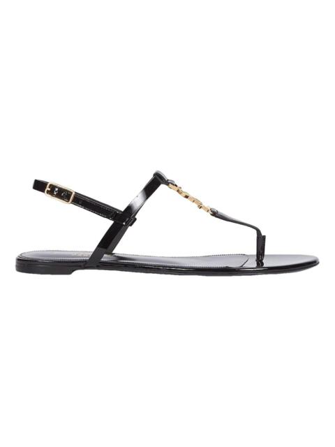 SAINT LAURENT Cassandra leather sandal