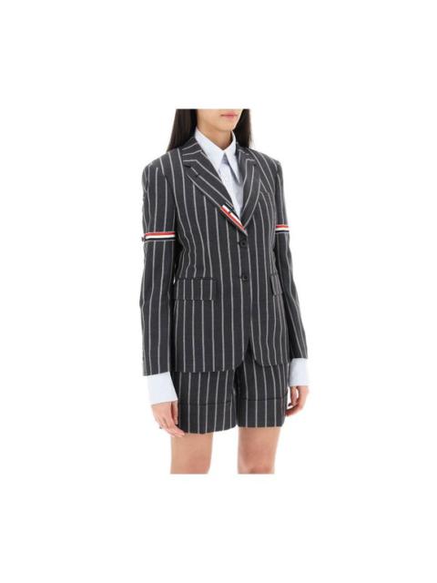 Thom Browne Thom browne striped single-breasted jacket Size EU 40 for Women