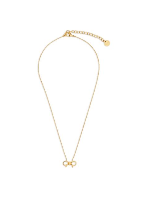FERRAGAMO bow-pendant necklace