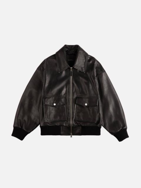 HOGAN Aviator Jacket in leather