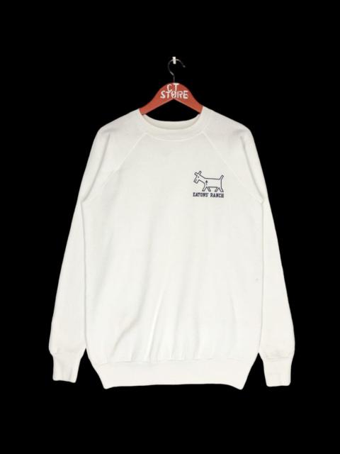 Other Designers Vintage - 80s Eatons Ranch Sweatshirts Crew Neck Small Logo Size M