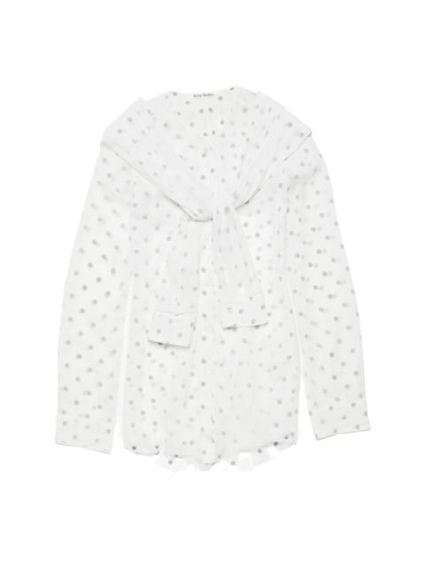 Acne Studios Acne Studios White Tops - Blouses Women