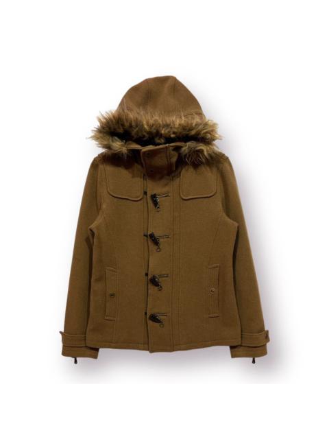 Other - 🔥 Semantic Design duffle jacket fur hoodie - L