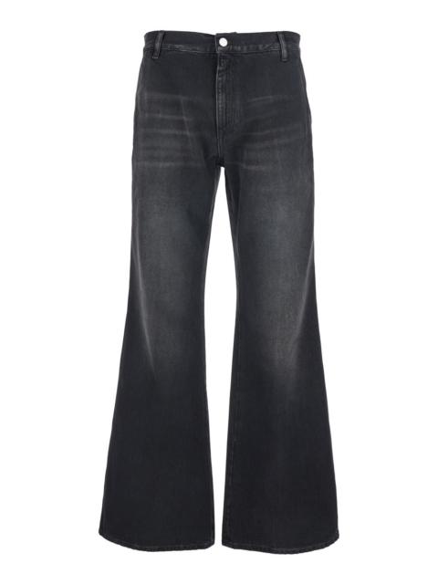 AMIRI Amiri Men Black Jeans With Logo Patch Applied On The Back In Cotton Man