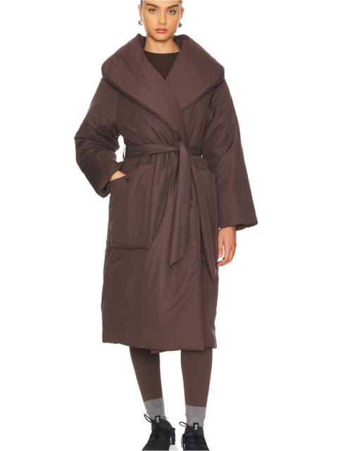 Ana Long Wrap Puffer Coat