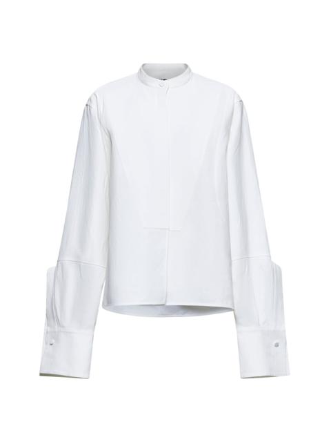 Jil Sander White linen boxy shirt