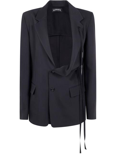 Ann Demeulemeester Disa Light Asymmetric Deconstructed Jacket
