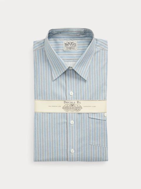 RRL by Ralph Lauren Slim Fit Stripe-Print Woven Shirt
