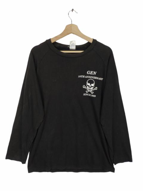 Other Designers Vintage - Vintage Japanese Skull Long Sleeve Shirt Mastermind Style